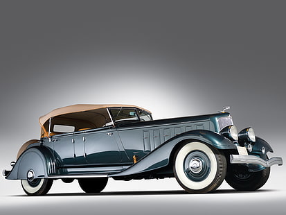 1933, chrysler, custom, imperial, lebaron, luxury, phaeton, retro, Sfondo HD HD wallpaper