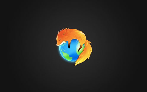 Firefox, Browser, Internet, schwarz, HD-Hintergrundbild HD wallpaper