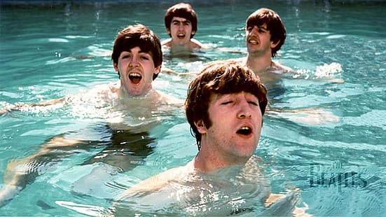 I Beatles, George Harrison, Paul McCartney, Ringo Starr, John Lennon, Sfondo HD HD wallpaper
