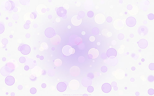 pink and white polka-dots, white, purple, circles, color, Abstraction, colour, HD wallpaper HD wallpaper