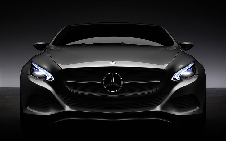 2010 Mercedes Benz F800 Style Concept Black, 2010, концепция, черно, mercedes, benz, f800, стил, автомобили, HD тапет