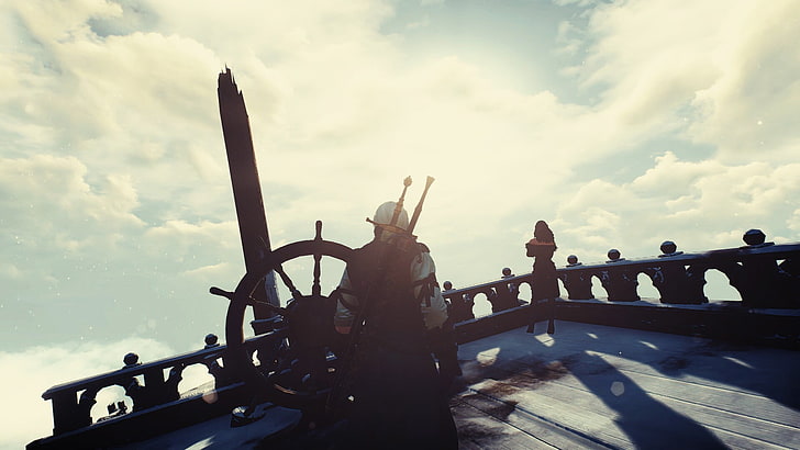 Assassin's Creed Splash Art, Der Hexer, Der Hexer 3: Wilde Jagd, HD-Hintergrundbild