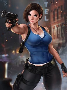 Джилл Валентайн, Resident Evil, HD обои HD wallpaper