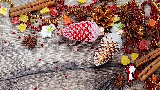 Winter, Feiertag, Weihnachten, neue Jahre, Dekoration, Feier, HD-Hintergrundbild HD wallpaper