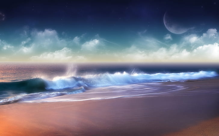 Superb Ocean Sunset, HD wallpaper