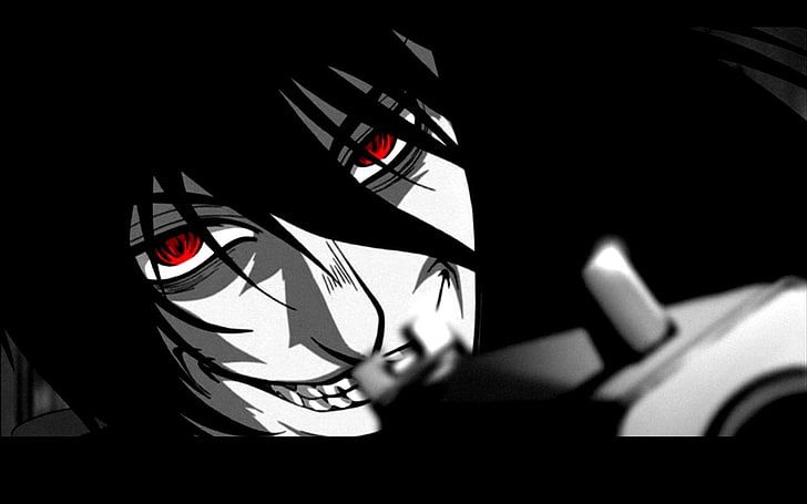 red eyed male anime character wallpaper, Anime, Hellsing, Alucard (Hellsing), HD wallpaper