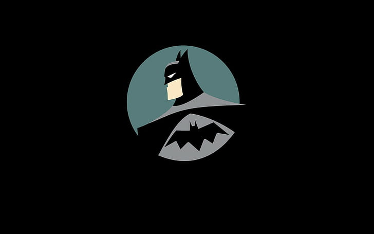 Batman Black HD ، كارتون / فكاهي ، أسود ، باتمان، خلفية HD