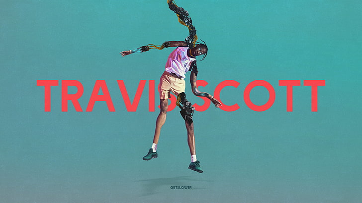 Travis Scott, Kanye West, Fondo de pantalla HD