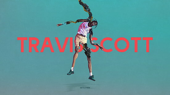 Travis Scott, Kanye West, Sfondo HD HD wallpaper