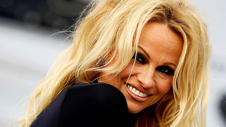 Pamela Anderson, loira, mulheres, retrato, HD papel de parede