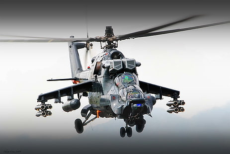 Helicópteros militares, Mil Mi-24, Fondo de pantalla HD HD wallpaper