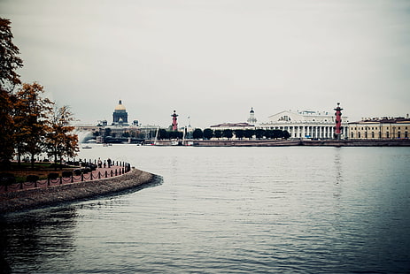 Saint-Pétersbourg, Russie, rivière, Saint-Pétersbourg, Russie, rivière, Neva, Fond d'écran HD HD wallpaper