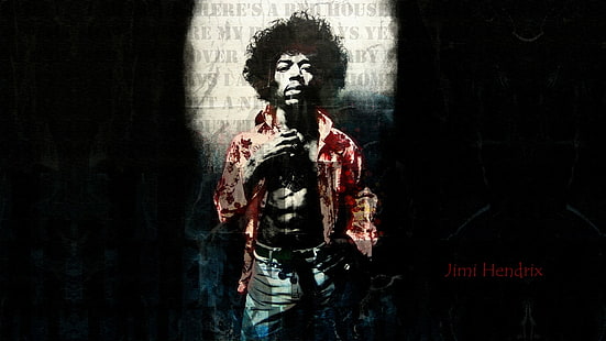 Jimi Hendrix HD, música, jimi, hendrix, HD papel de parede HD wallpaper