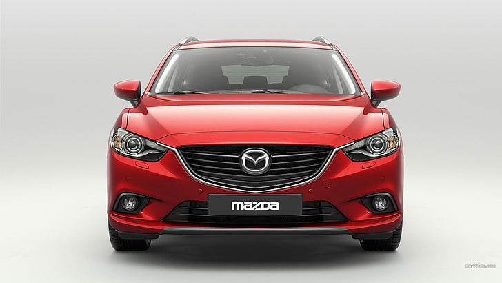 Mazda 6, 마쓰다, 빨간 자동차, 차량, 자동차, HD 배경 화면