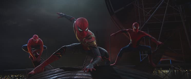 Spider-Man: No Way Home, Andrew Garfield, Tobey Maguire, Tom Holland, Spider-Man, Spiderverse, HD-Hintergrundbild HD wallpaper