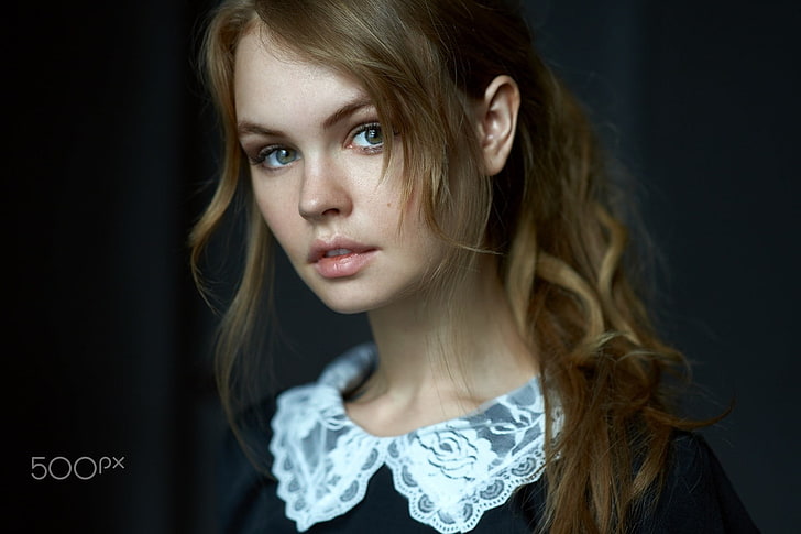 Anastasia Scheglova, mujer, modelo, rubia, retrato, cara, 500 px, Fondo de pantalla HD