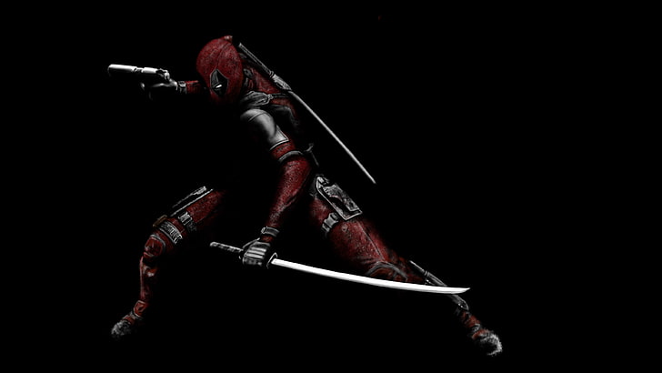 Schwarz, Deadpool, 4K, Fan Art, HD-Hintergrundbild