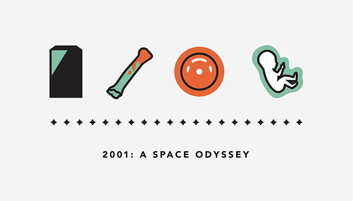 minimalisme, 2001: A Space Odyssey, films, Stanley Kubrick, Fond d'écran HD