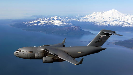 Boeing C-17 Globemaster III, samoloty, samoloty wojskowe, Tapety HD HD wallpaper