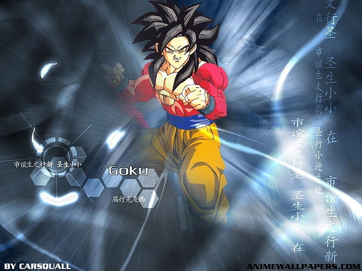 Dragonball Son Goku SSJ4 digitales Hintergrundbild, Dragonball GT, Son Goku, Super Saiyan 4, HD-Hintergrundbild