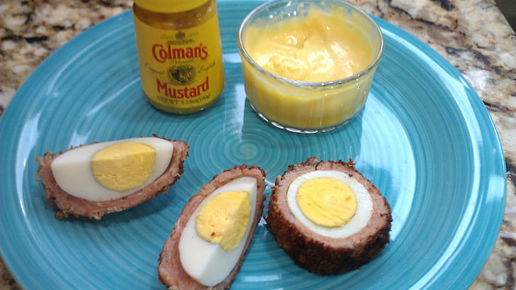 Essen, schottisches Ei, HD-Hintergrundbild