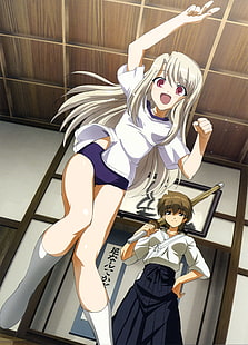 Fate-Serie, Fate / Stay Night, Anime Girls, Illyasviel von Einzbern, Fujimura Taiga, HD-Hintergrundbild HD wallpaper