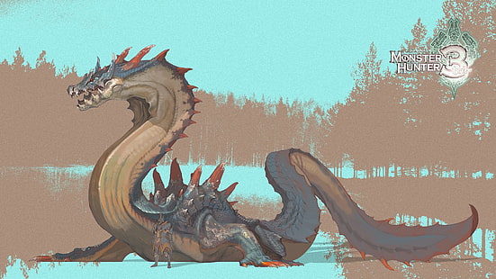 لعبة فيديو ، Monster Hunter ، Lagiacrus (Monster Hunter)، خلفية HD HD wallpaper