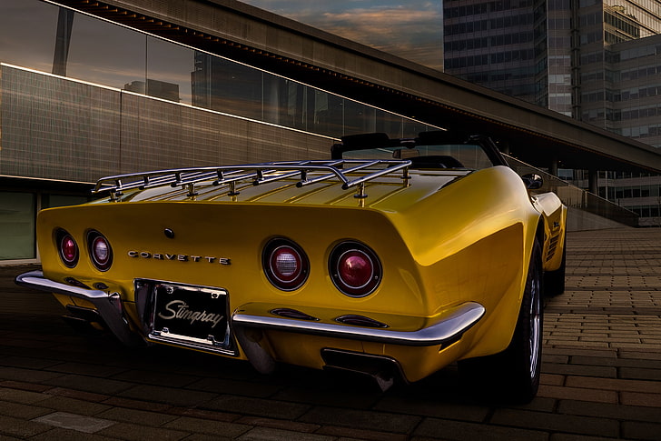 1969, classic, Corvette, Chevrolet, HD wallpaper