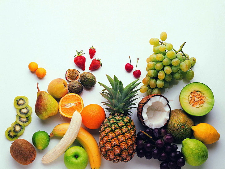 assorted fruits, fruit, assorted, variety, HD wallpaper