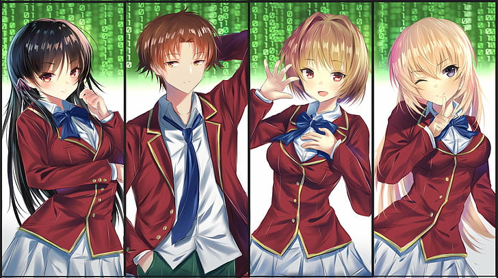 HD wallpaper: Anime, Classroom of the Elite, Kei Karuizawa, Kiyotaka  Ayanokōji