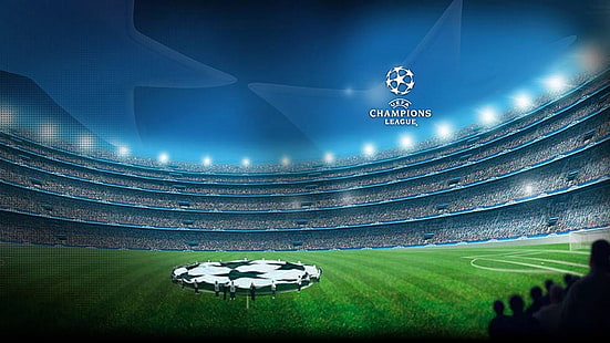 Лига чемпионов-2014 HD обои высокого качества, логотип Лиги чемпионов УЕФА, HD обои HD wallpaper