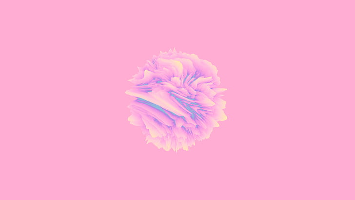 Abstrakt, Kugel, Minimalist, Pink, HD-Hintergrundbild