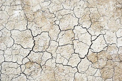 beige dried surface, cracked, texture, dry land, HD wallpaper HD wallpaper