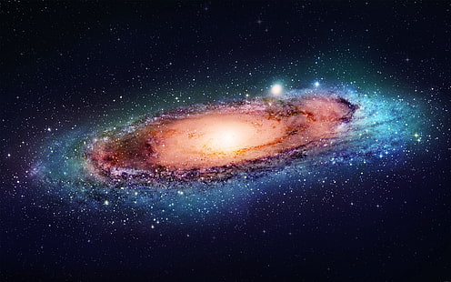 estrelas do espaço sideral galáxia de Andrômeda 2560x1600 Galáxias espaciais HD Art, estrelas, espaço sideral, HD papel de parede HD wallpaper