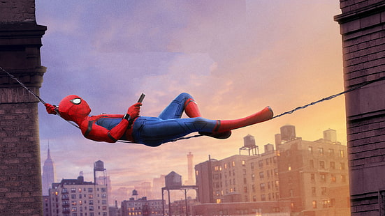 spiderman, 4k, karya seni, hd, artis, behance, pahlawan super, seni digital, Wallpaper HD HD wallpaper