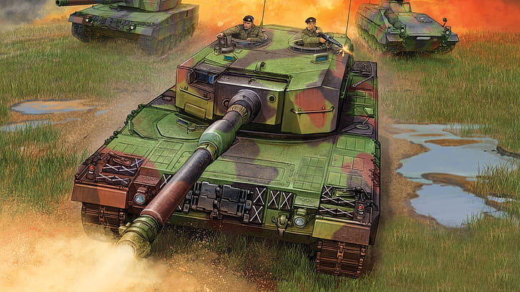 Tanques, Leopard 1, Artístico, Tanque, Fondo de pantalla HD