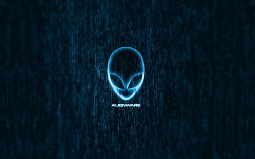 Alienware Company Logo, alienware, bakgrund, hi tech, tech, HD tapet HD wallpaper