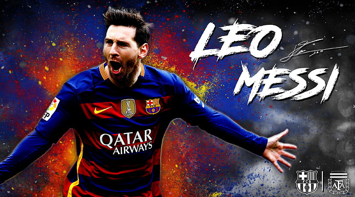 Wallpaper Lionel Messi Barcelona - 2016, Leo Messi, Olahraga, Sepak Bola, Wallpaper HD