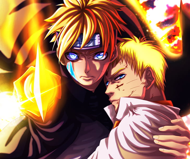 Naruto, Boruto, Boruto (Anime), Boruto Uzumaki, Hokage (Naruto), Naruto Uzumaki, HD-Hintergrundbild