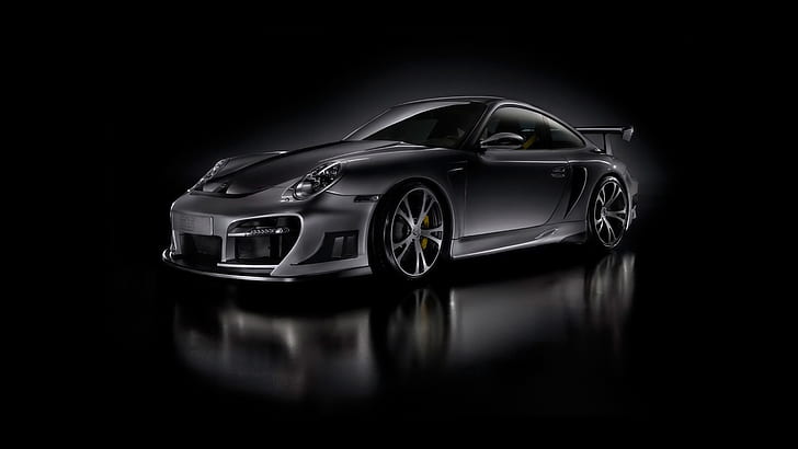Dark Porsche GT Street Racing, dark, street, porsche, racing, cars, HD wallpaper
