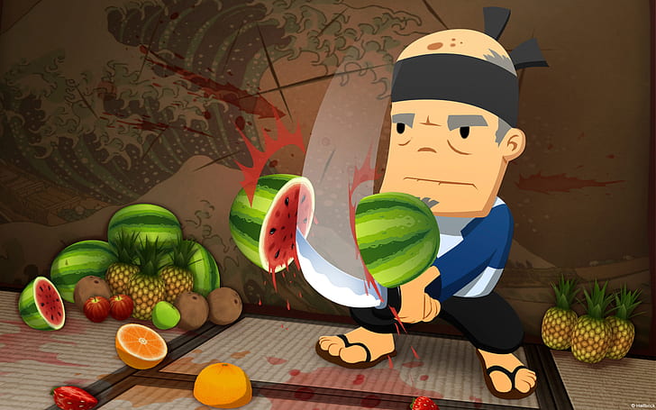 Video Game, Fruit Ninja Kinect, HD wallpaper