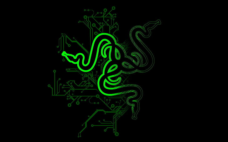 serpente, astratto, Razer, logo, Sfondo HD