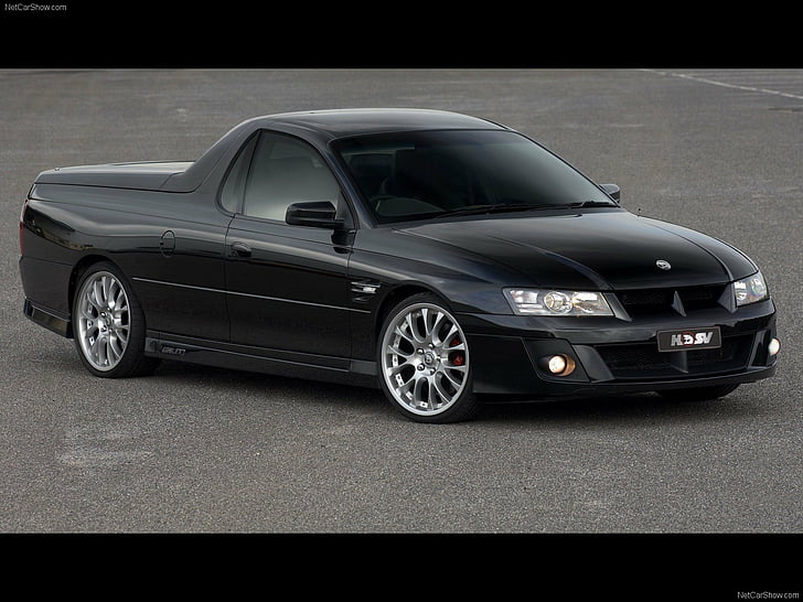 aussie, black, car, cars, holden, hsv, muscle, series, sports, stealth, ute, vehicles, HD wallpaper