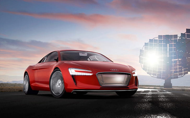 Audi E Tron Front, audi, tron, front, cars, HD wallpaper