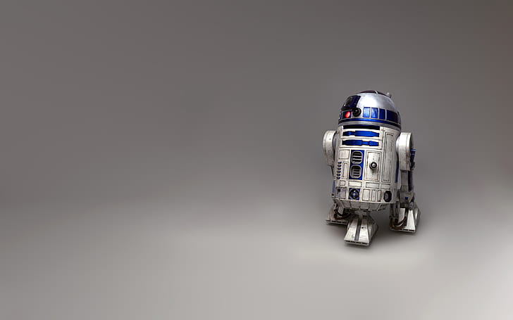 R2-D2 Star Wars Gray Grey HD, movies, star, grey, wars, gray, d2, r2, HD wallpaper