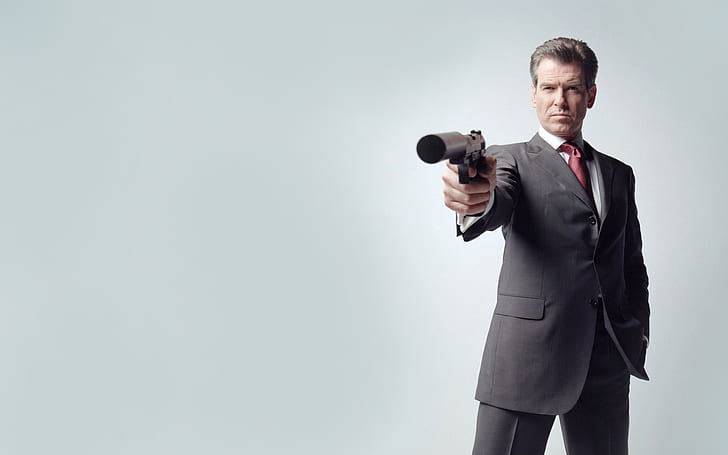 007 俳優 ブロスナン 銃 拳銃 男性 男性 映画 ピアス ピストル ハメ撮り 武器 Hdデスクトップの壁紙 Wallpaperbetter