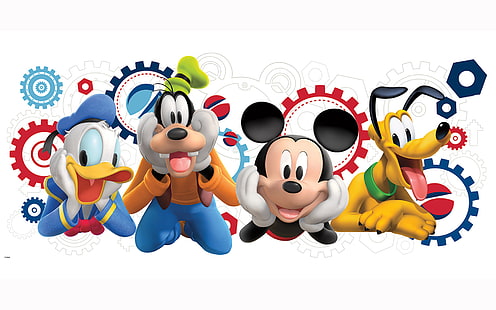 Dibujos animados Mickey Mouse Clipart Clubhouse fondos de escritorio 1920 × 1200, Fondo de pantalla HD HD wallpaper