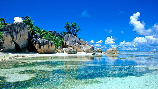 صخري ، شاطئ في سريلانكا ، سريلانكا ، آسيا ، شواطئ ، 1920x1080، خلفية HD HD wallpaper