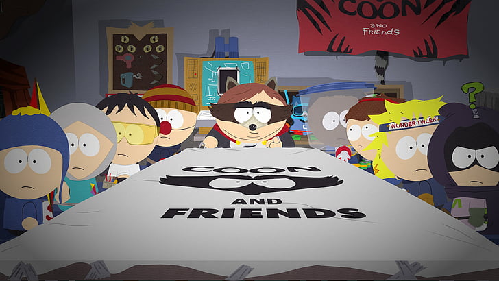 Coon & Friends show, South Park: The Fractured but Whole, 4k, E3 2017, screenshot, HD wallpaper