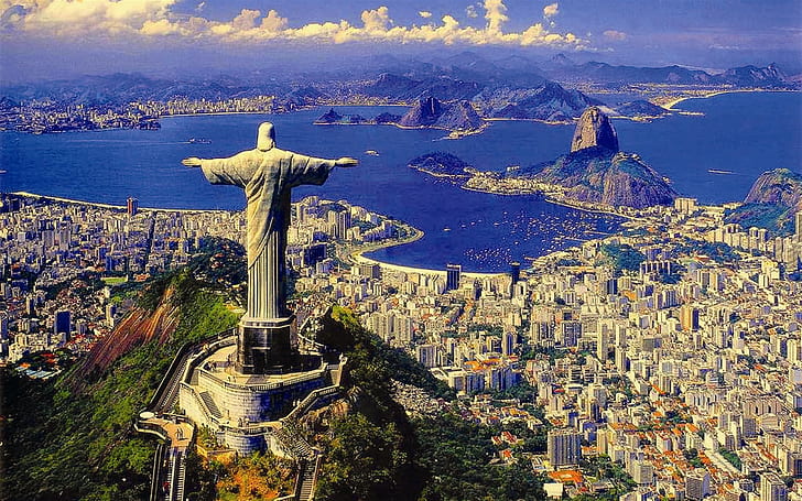 Рио де Жанейро Ден Hd Wallpaper 745543, HD тапет